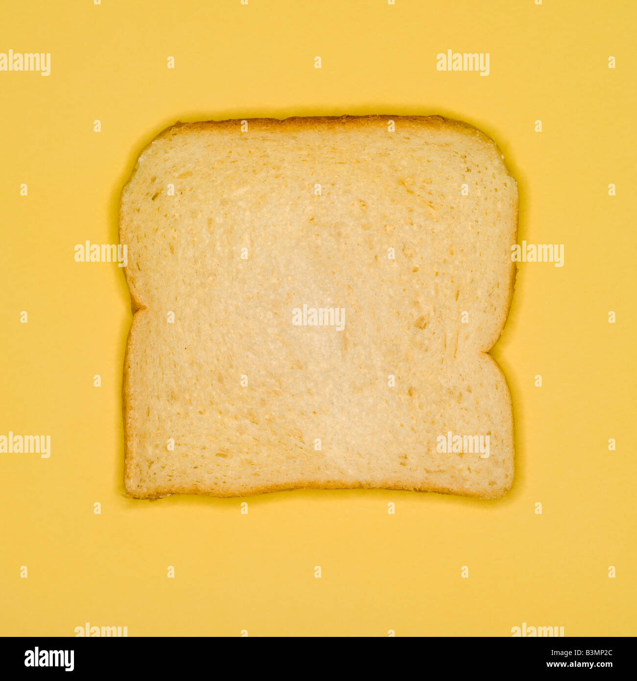 Slice of toast, elevated view Stock Photo Alamy
