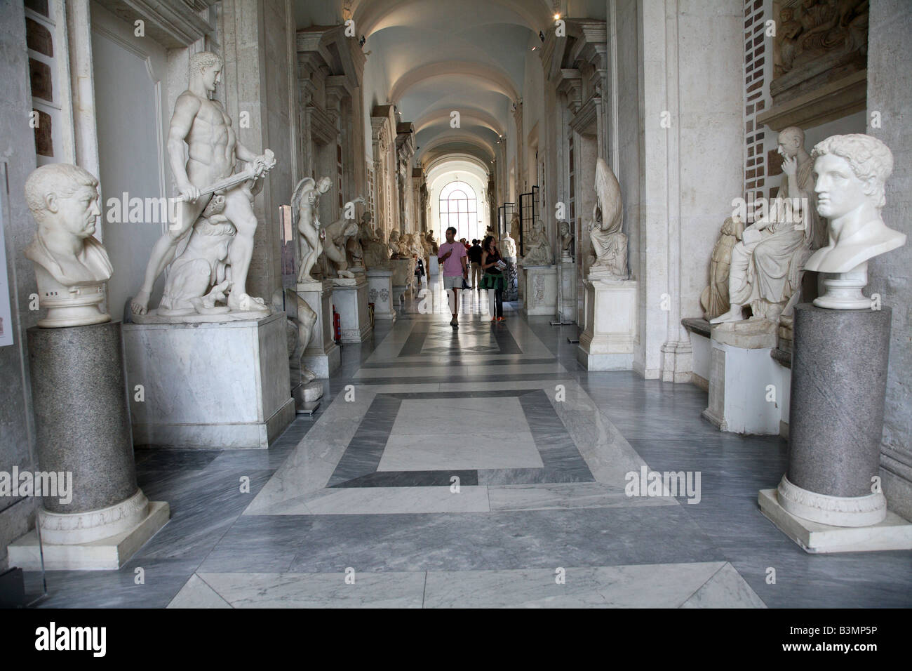 Italy Rome Statues in Capitoline Museum Stock Photo - Alamy