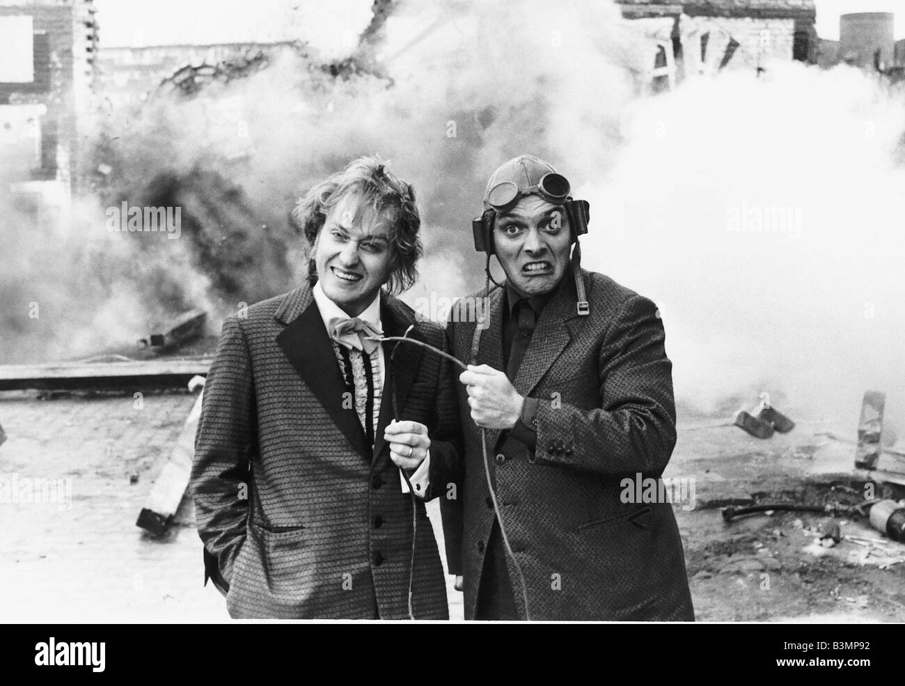 Rik Mayall and Adrian Edmondson in the TV programme Saturday Live Stock Photo