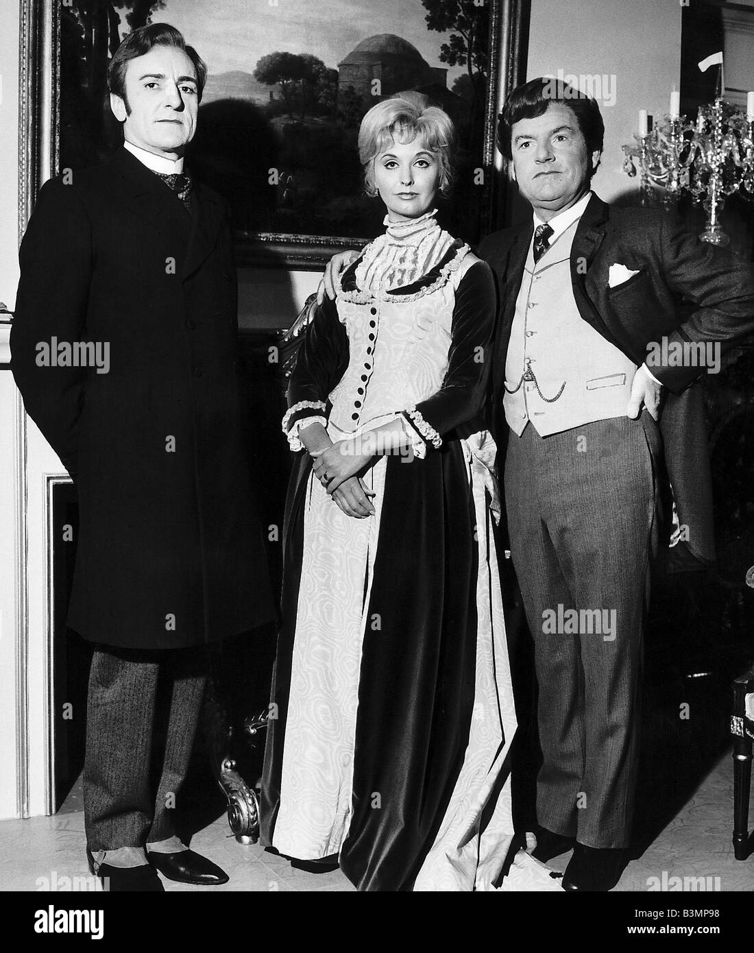 TV Programme The Forsythe Saga starring Eric Porter Nyree Dawn Porter and Kenneth More Stock Photo