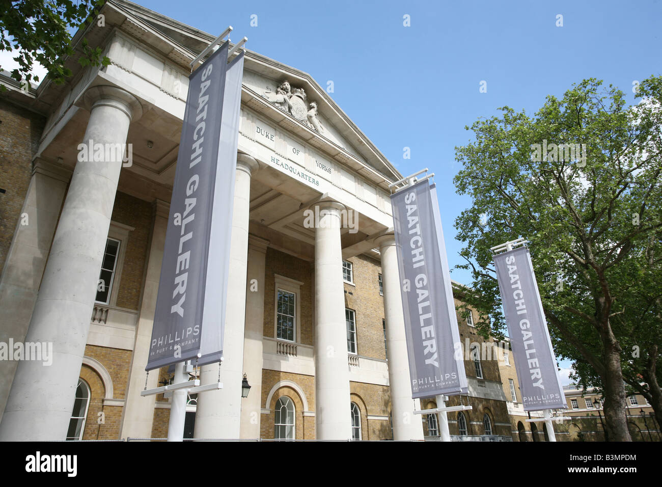 Exterior of new Saatchi Art Gallery Stock Photo