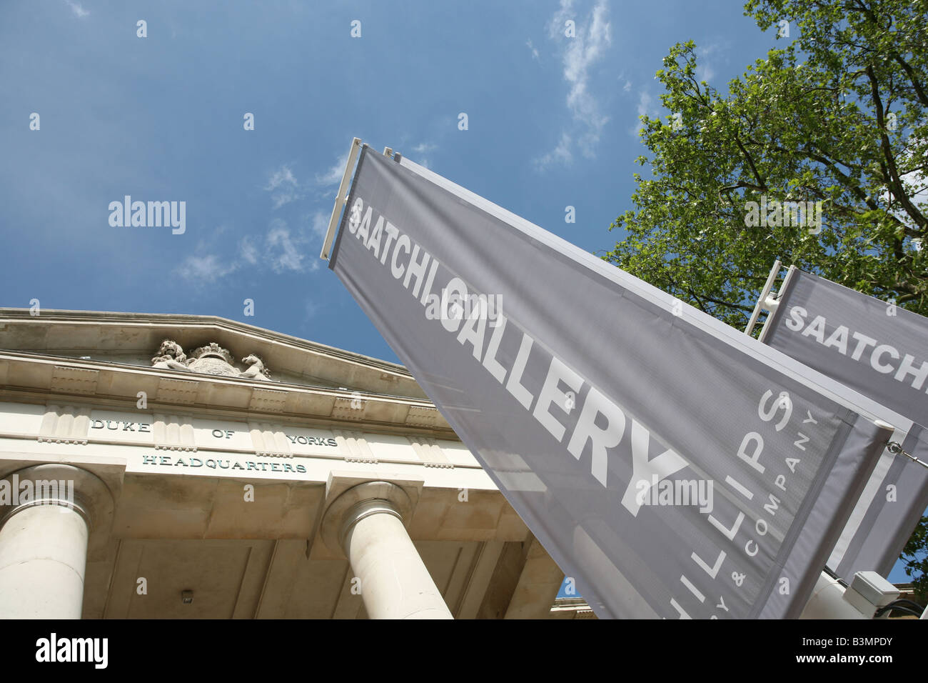 Exterior of new Saatchi Art Gallery Stock Photo