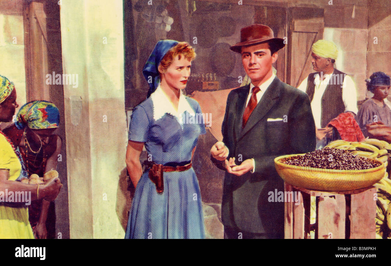SIMBA 1955 GFD film with Dirk Bogarde and Virginia McKenna Stock Photo
