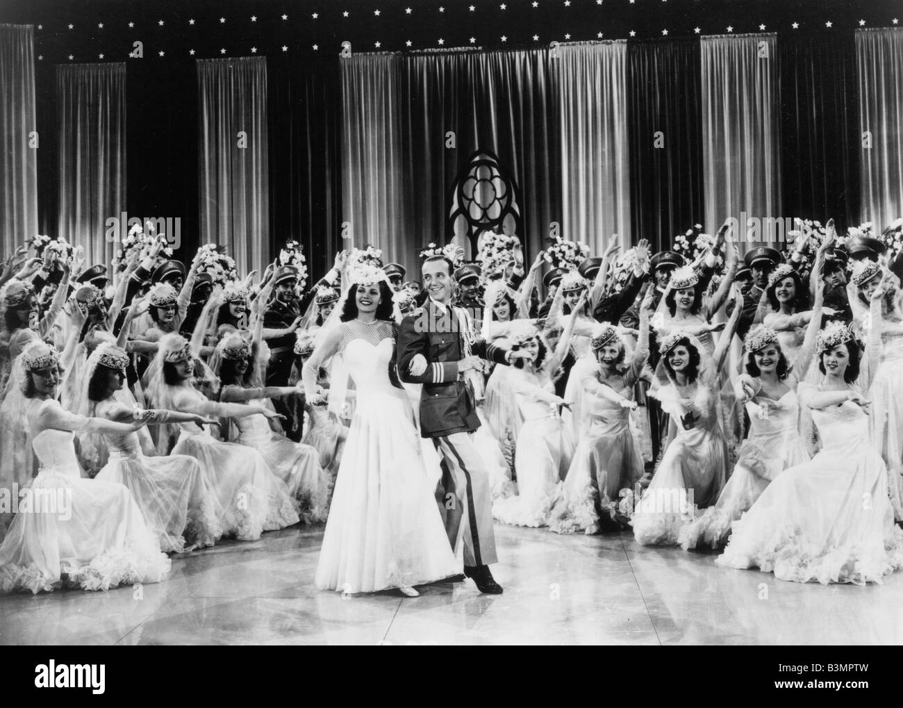 YOU'LL NEVER GET RICH  1941 Columbia film comedy-musical with Fred Astaire and Rita Hayworth Stock Photo