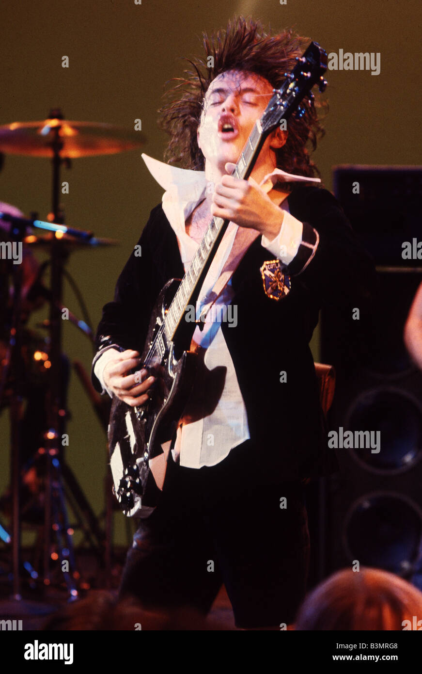 AC/DC rock group with Angus Young Stock Photo - Alamy