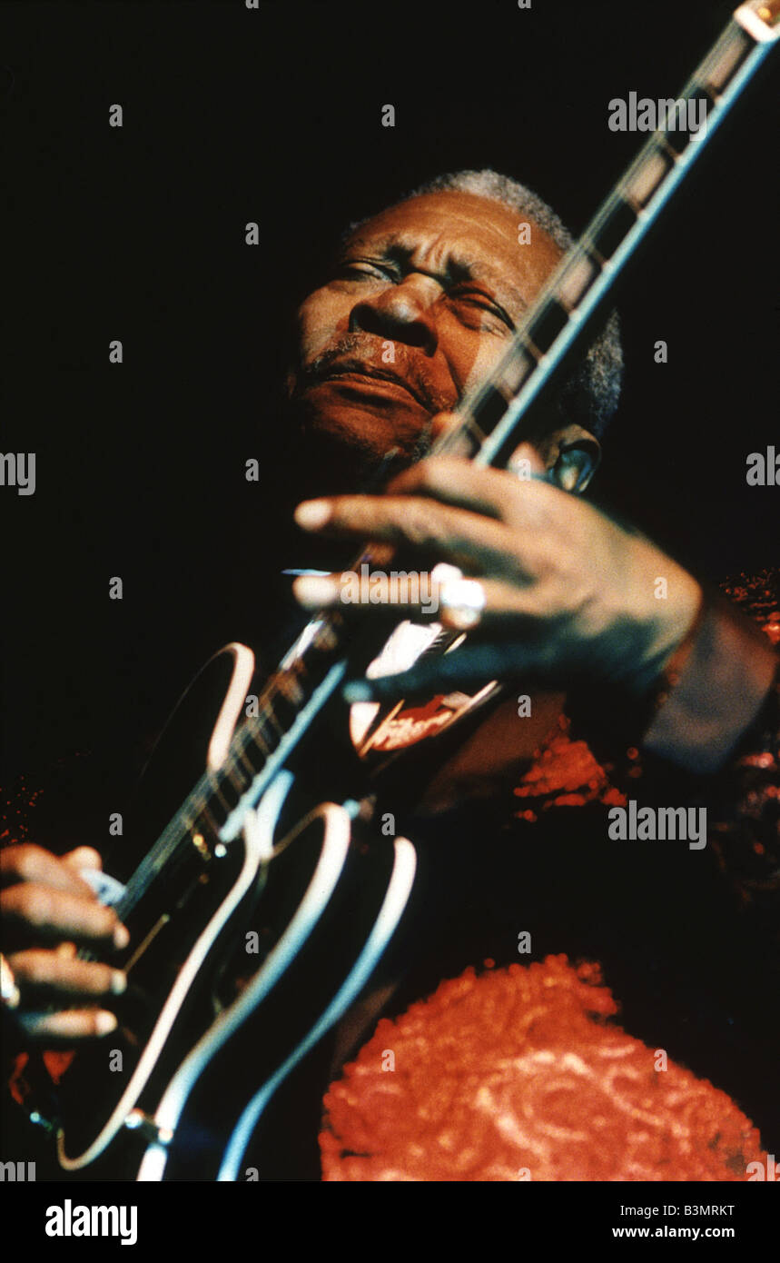 BB KING  US Blues musician about 1995 Stock Photo