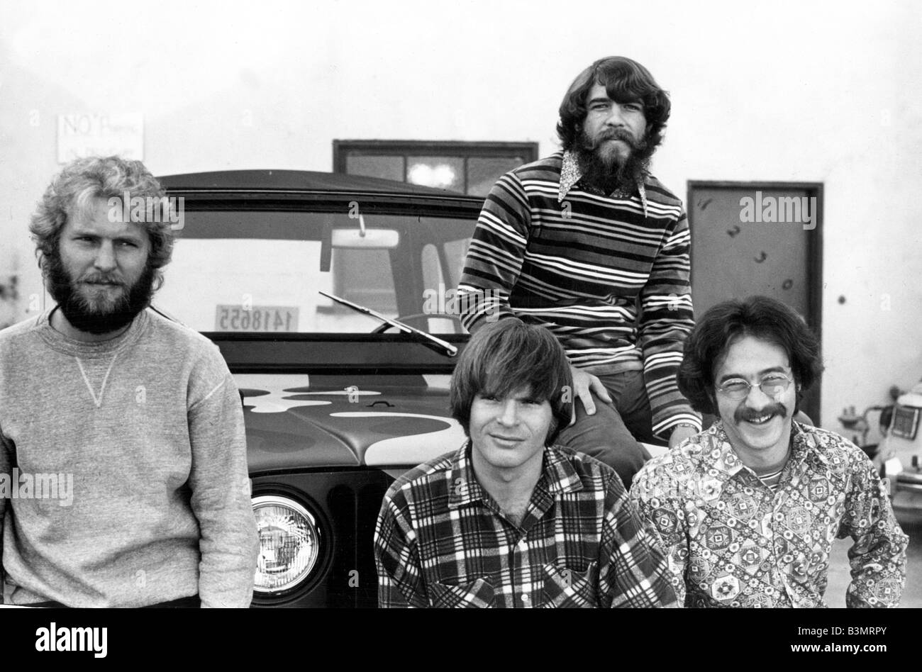 CREEDENCE CLEARWATER REVIVAL  US pop group in 1970 Stock Photo