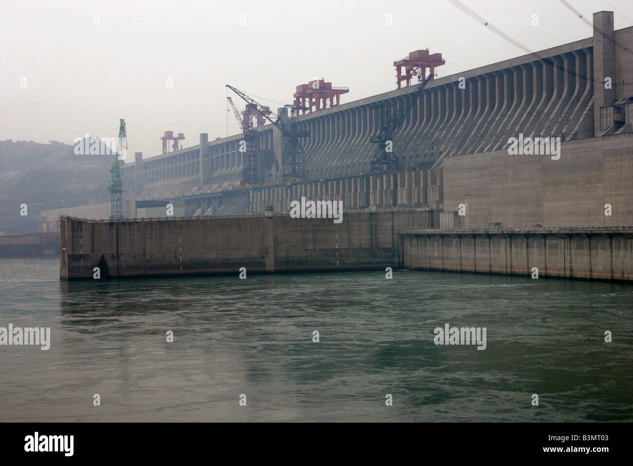 Three Gorges Dam,Hubei,China Stock Photo