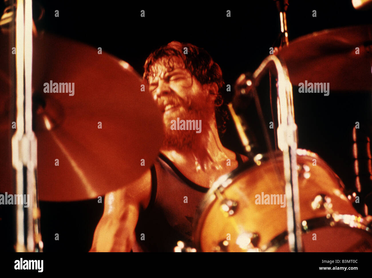 CREEDENCE CLEARWATER REVIVAL  US pop group with drummer Doug Clifford Stock Photo