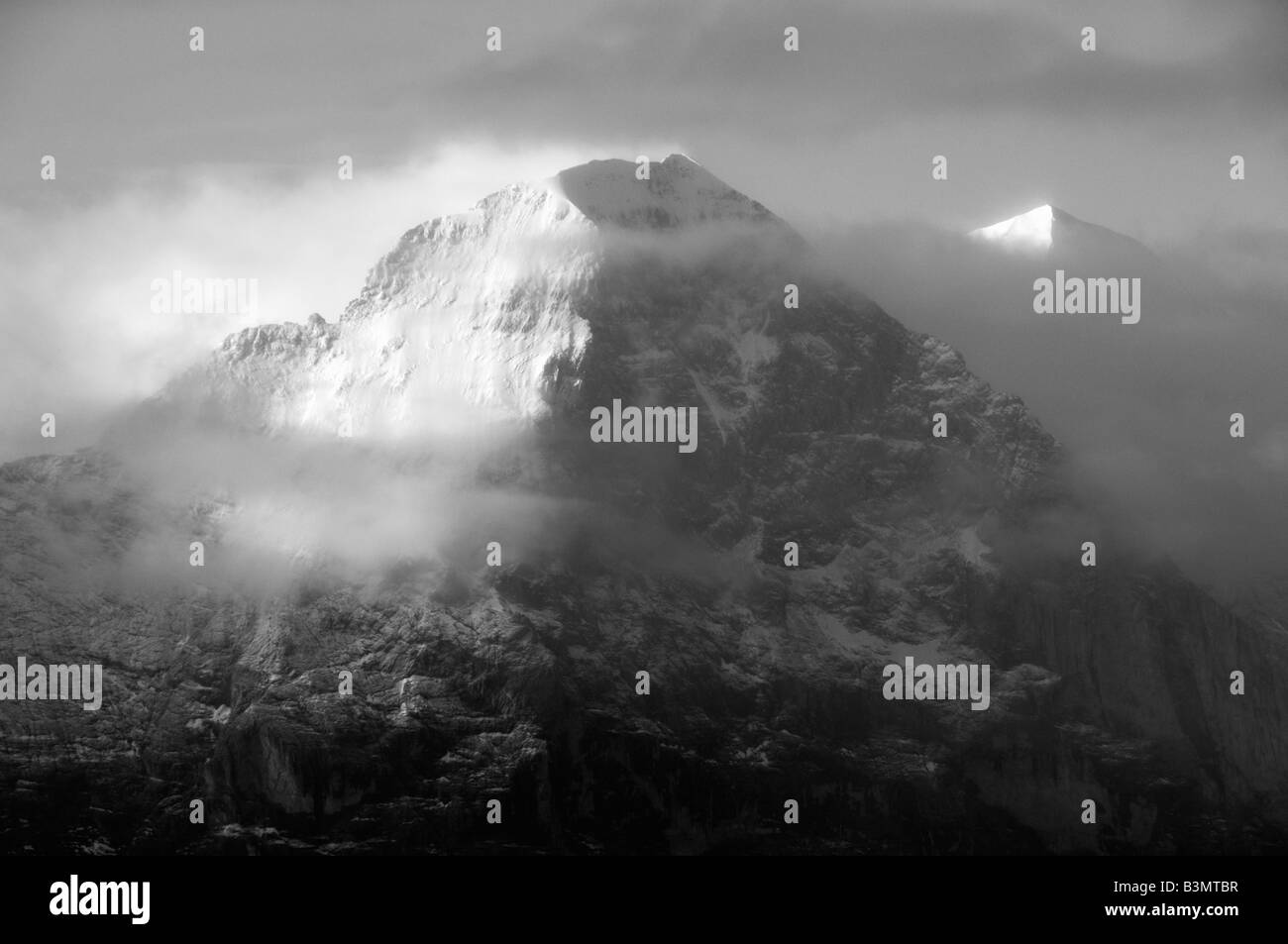 Eiger swiss alps Black and White Stock Photos & Images - Alamy
