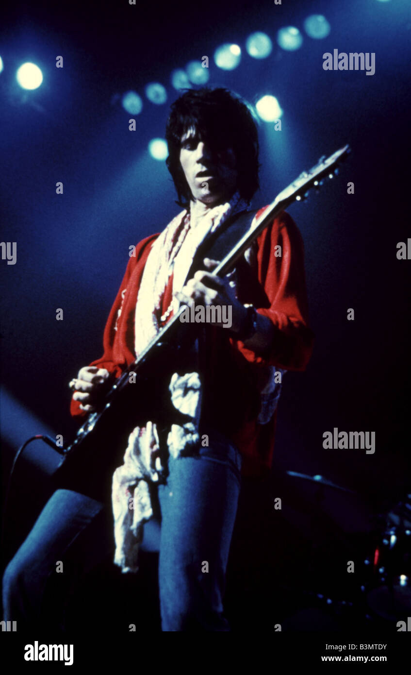 ROLLING STONES Keith Richards in 1976 Stock Photo - Alamy