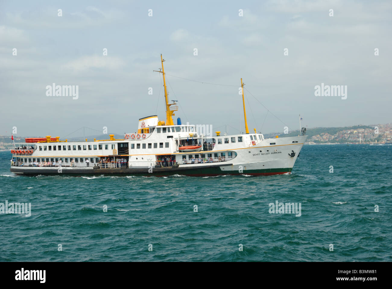 Ferry boat in the Bosphorus. Istanbul, Turkey Stock Photo - Alamy