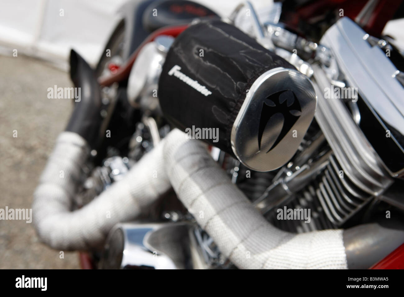 custom motorcycle chopper Stock Photo - Alamy