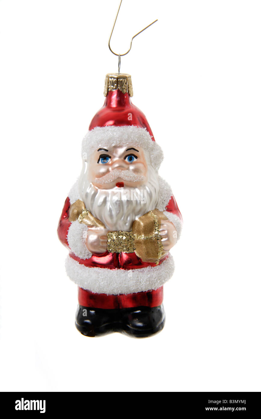 Christmas decoration, pendant, Santa Claus Stock Photo