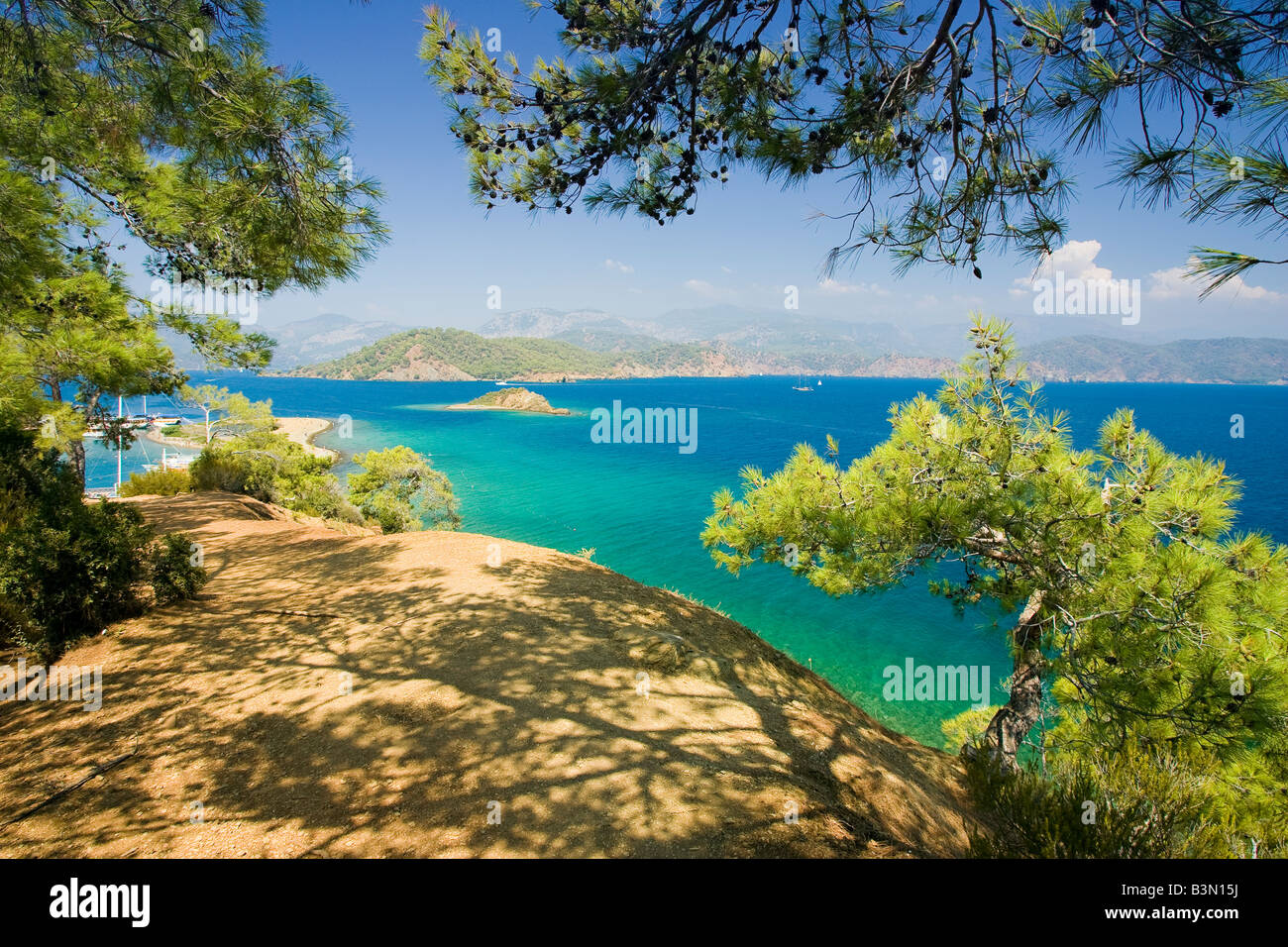 Yassicalar Islands Fethiye Turkey Stock Photo