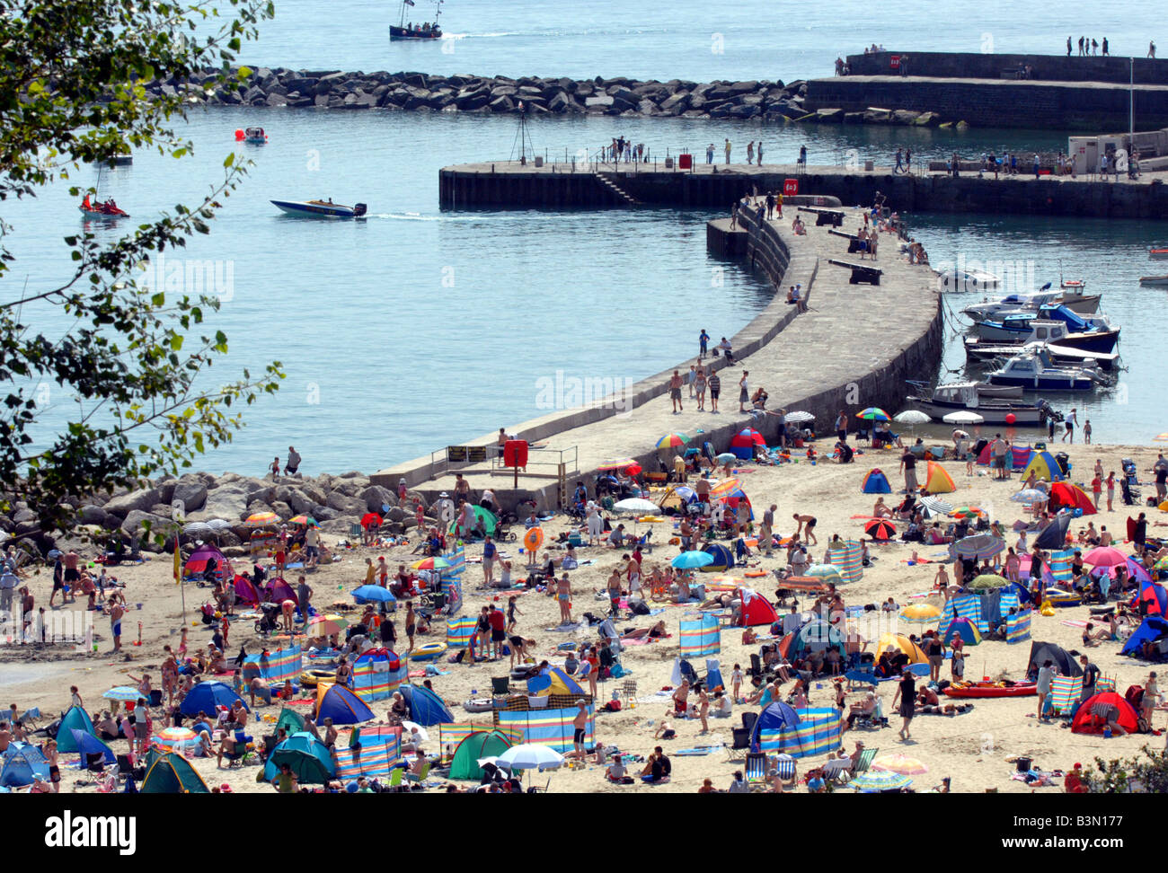 Lyme regis dorset beach hi-res stock photography and images - Alamy