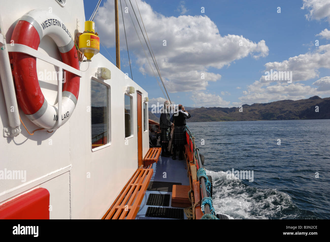 Ferry to Knoydart, Highlands, Scotland Stock Photo