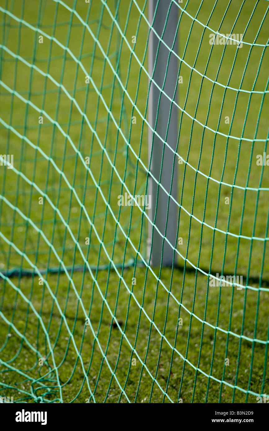 Goal net, closeup Stock Photo Alamy