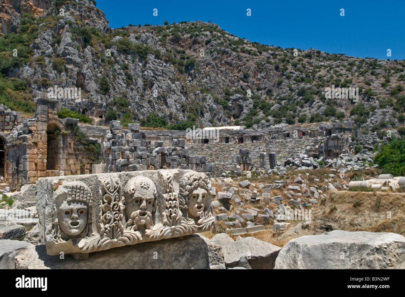 Ancient City Of Demre Antalya Turkey Stock Photo Alamy