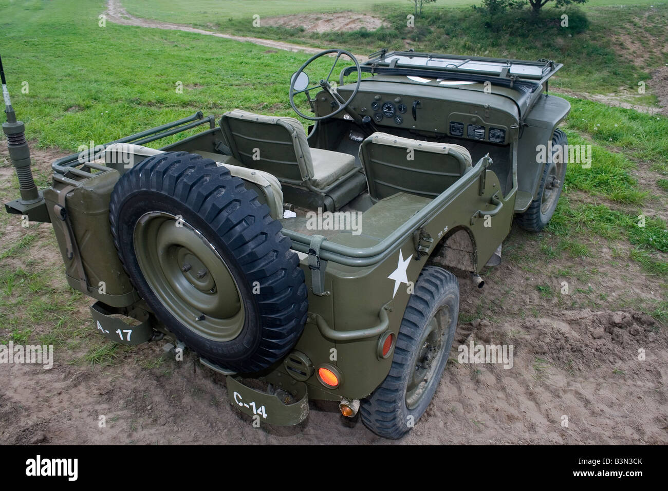Popular US military vehicle Willys MB Jeep most popular during World