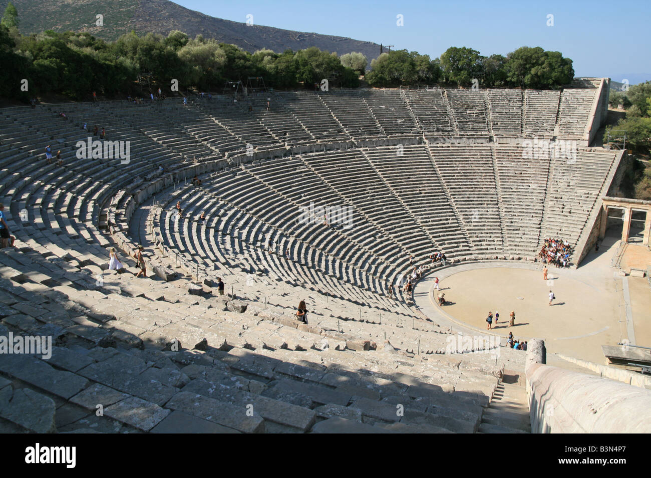 The Theatre at Epidavros Stock Photo