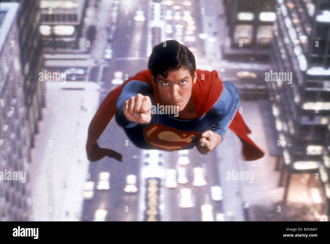 SUPERMAN 1978 Warner/Walter Salkind film with Christopher Reeve Stock Photo