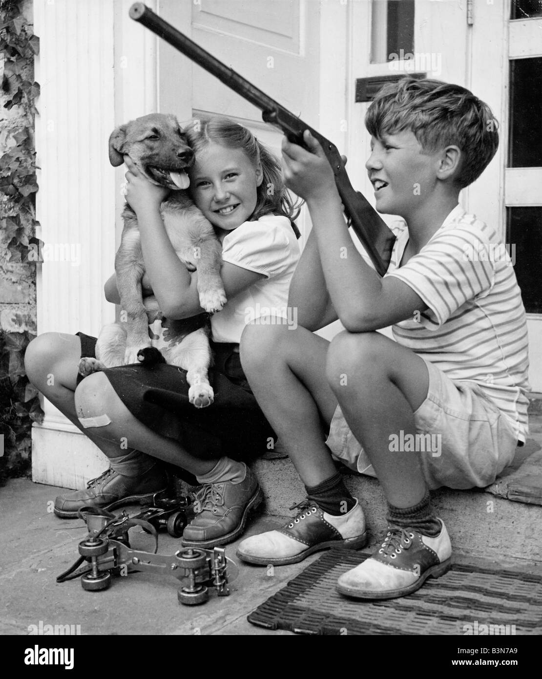 AMERICAN TEENAGERS about 1956 Stock Photo