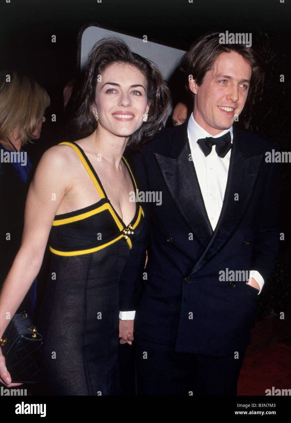 ELIZABETH HURLEY and Hugh Grant - UK actors Stock Photo - Alamy