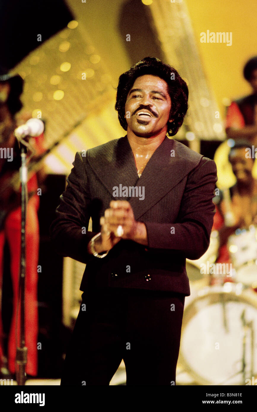 JAMES BROWN US Soul singer about 1976 Stock Photo - Alamy