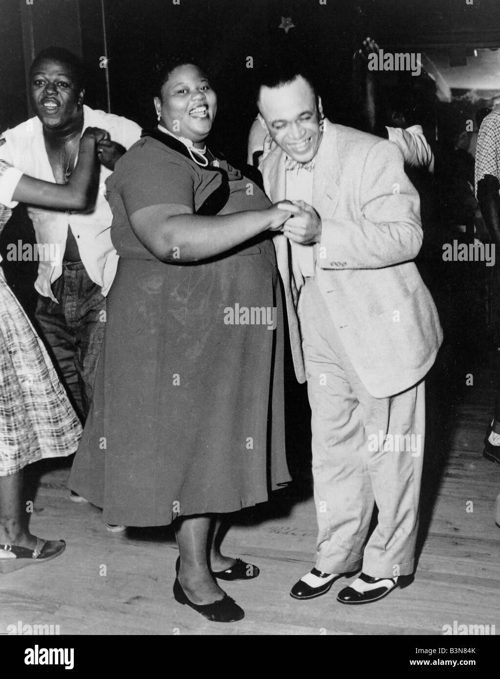 JAZZ DANCING  Blues Dance Hall in Beale Street Memphis in 1950s Stock Photo