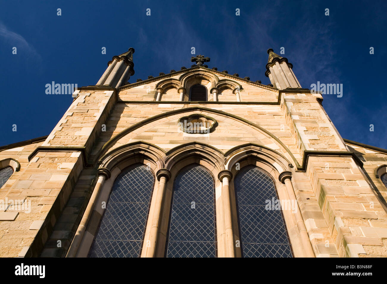 St Mary's Church in Sunderland, England. The Roman Catholic church is based in the centre of the city. Stock Photo