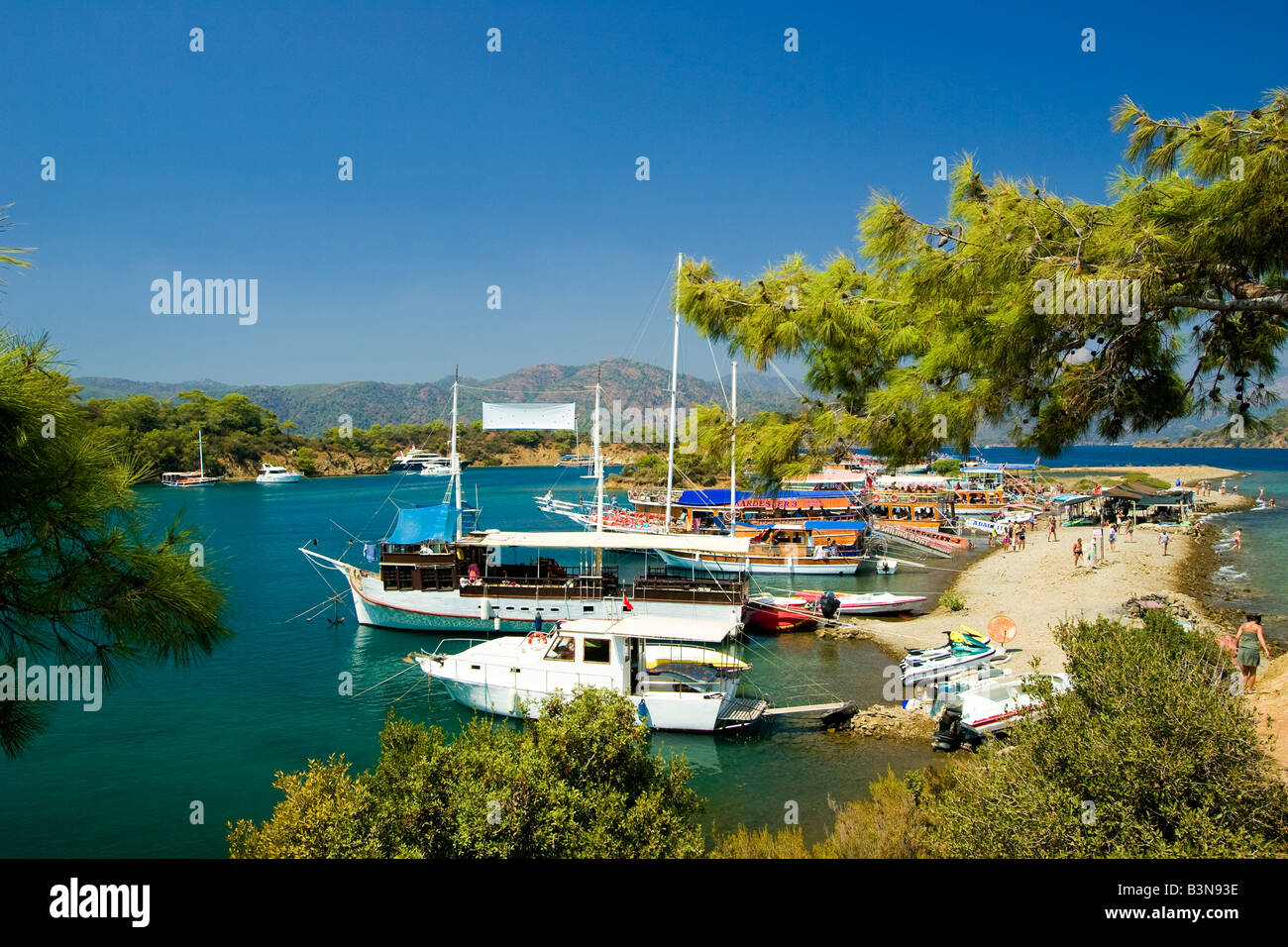 Yassicalar Islands Fethiye Turkey Stock Photo