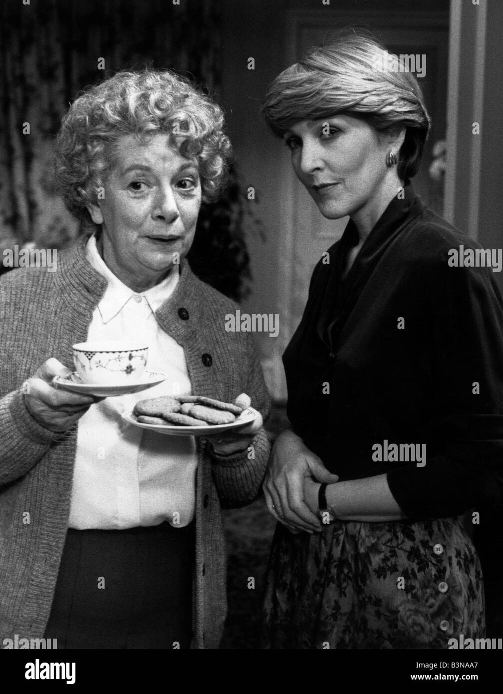 Rich tea and sympathy the tv programme Stock Photo Alamy