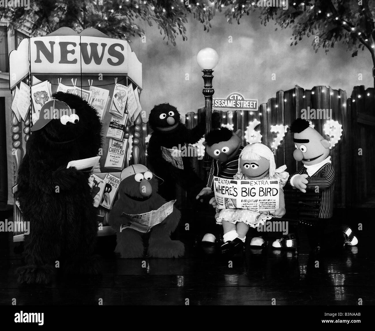 Childrens Tv Programme sesame street Stock Photo Alamy