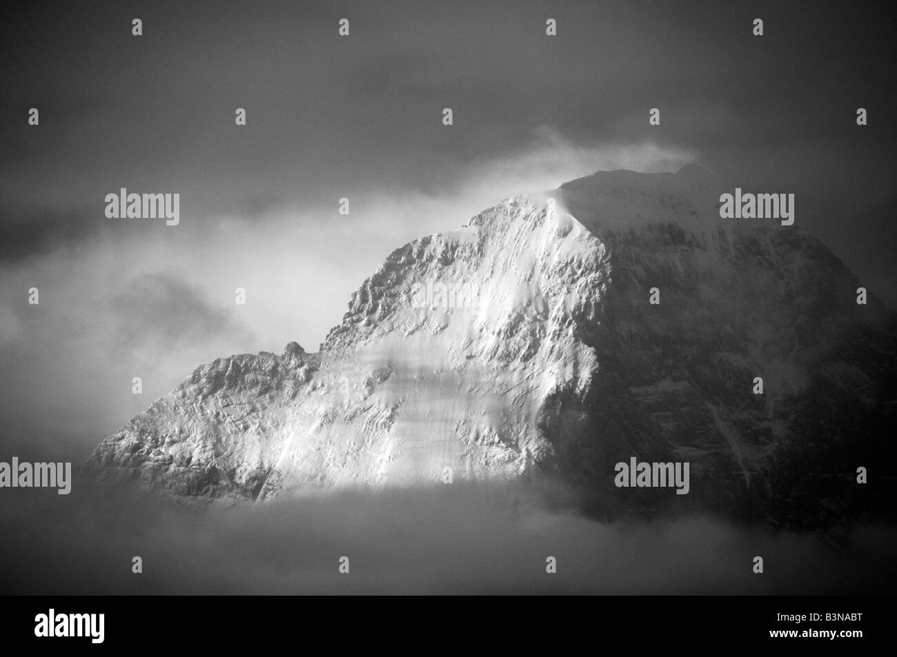 Swiss bernese alps Black and White Stock Photos & Images - Alamy
