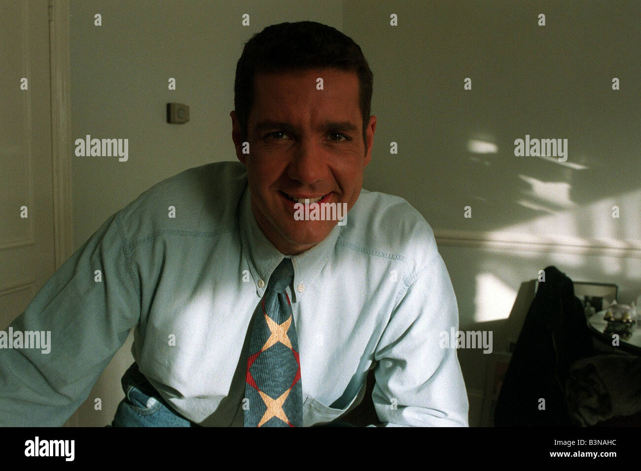 Dale Winton TV Presenter December 97 Presenter of Supermarket Sweep Stock Photo Alamy
