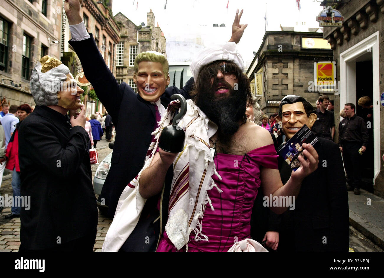 Royal party pooper arran barschak july 2003 At a photocall in edinburgh today Stock Photo