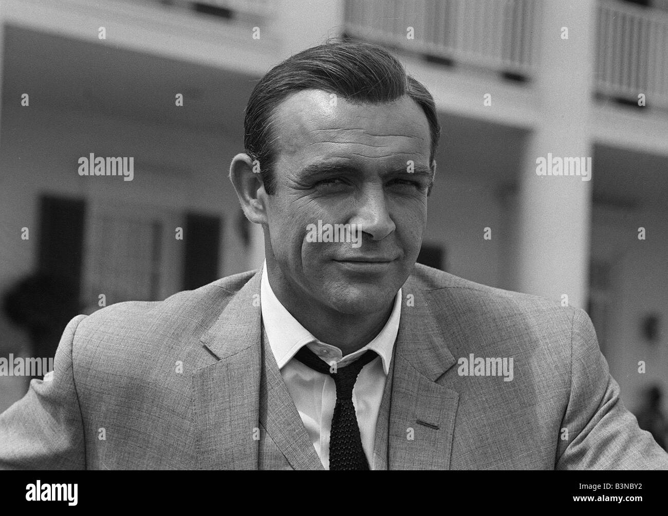 Film Goldfinger 1964 Sean Connery on location James Bond 007 Stock Photo