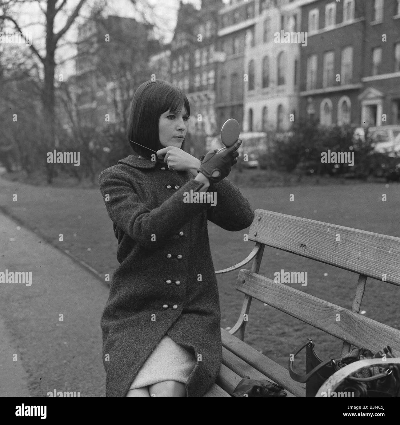 Cathy McGowan TV Presenter of Ready Steady Go Feb 1964 Stock Photo