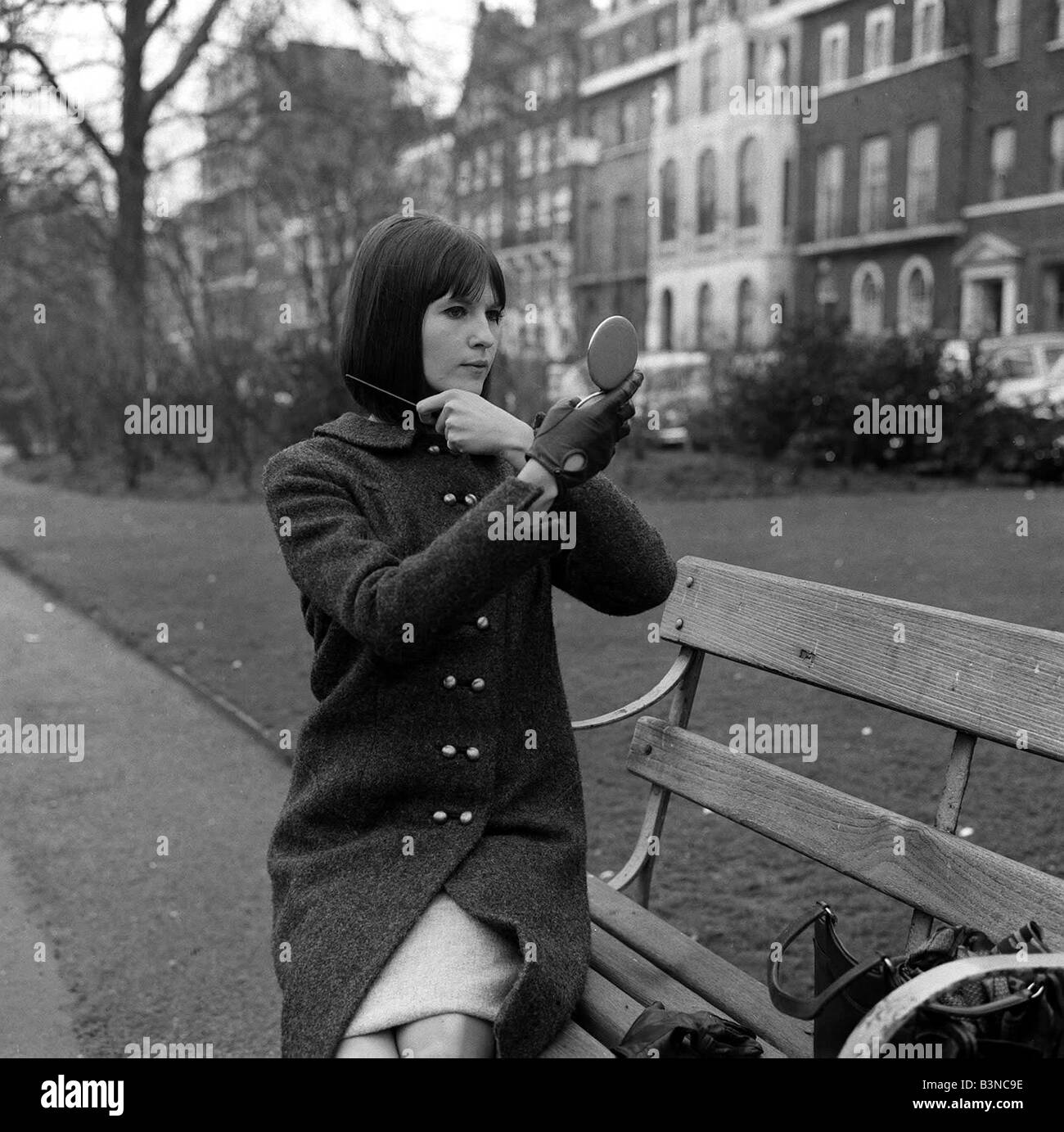 Cathy McGowan TV presenter of Ready Steady Go y2k Stock Photo