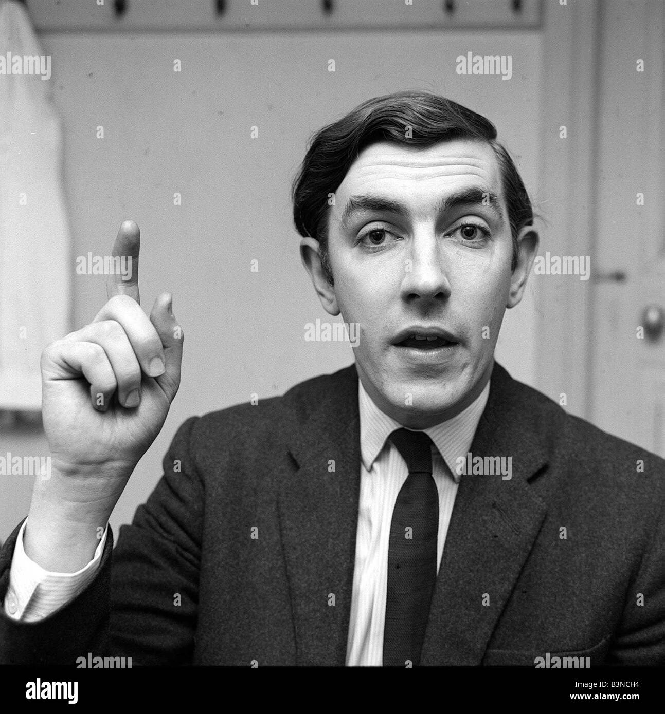 Peter Cook feb 1962 actor comedian mirrorpix Stock Photo