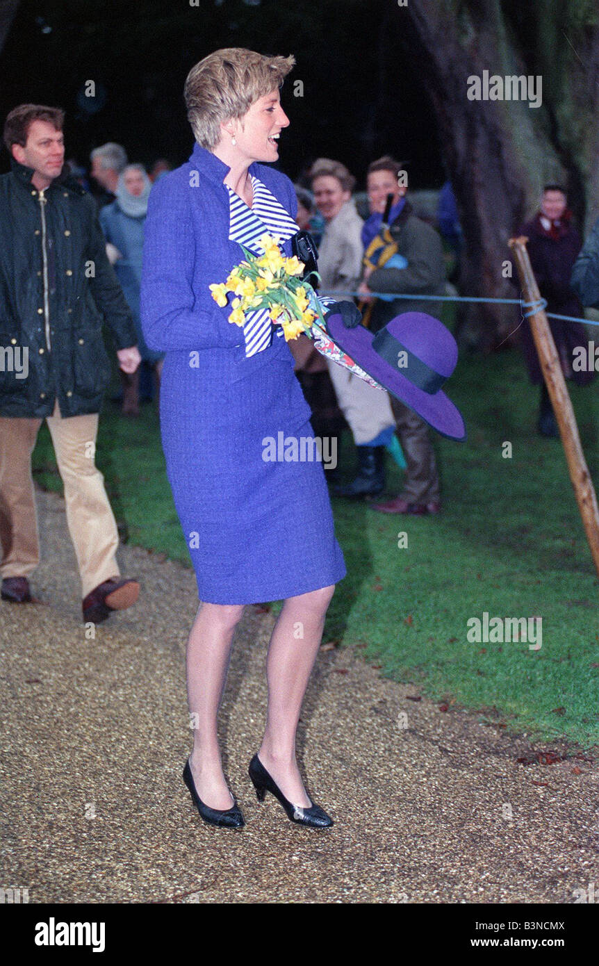 Princess Diana At Sandringham