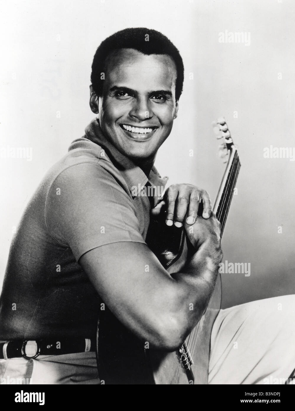 HARRY BELAFONTE American singer and actor about 1955 Stock Photo