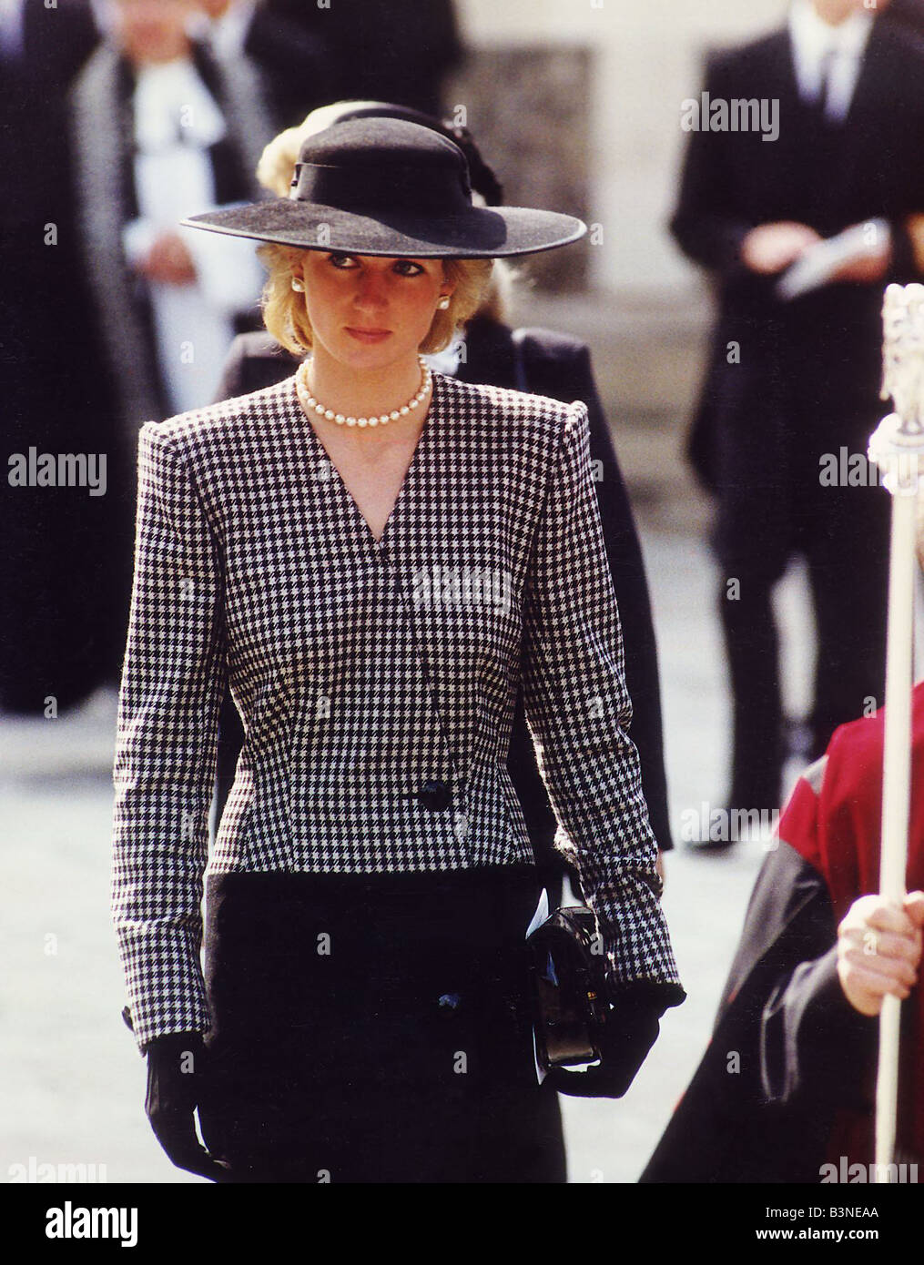 Princess Diana attends the Marchioness Memorial Service at Southwark ...
