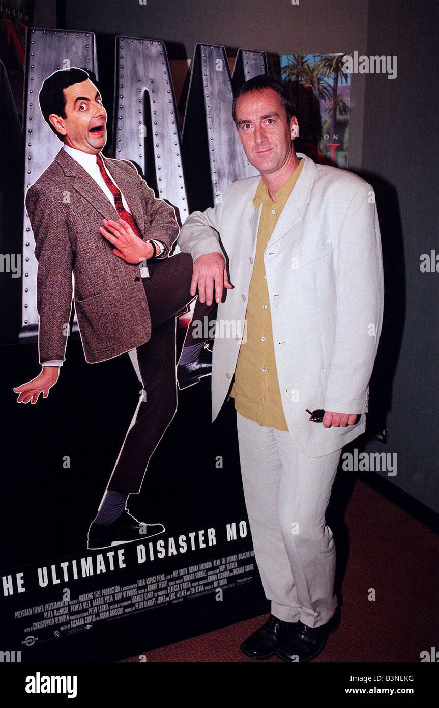 Angus Deayton TV Presenter at premiere of Mr Bean 1997 mirrorpix Stock Photo