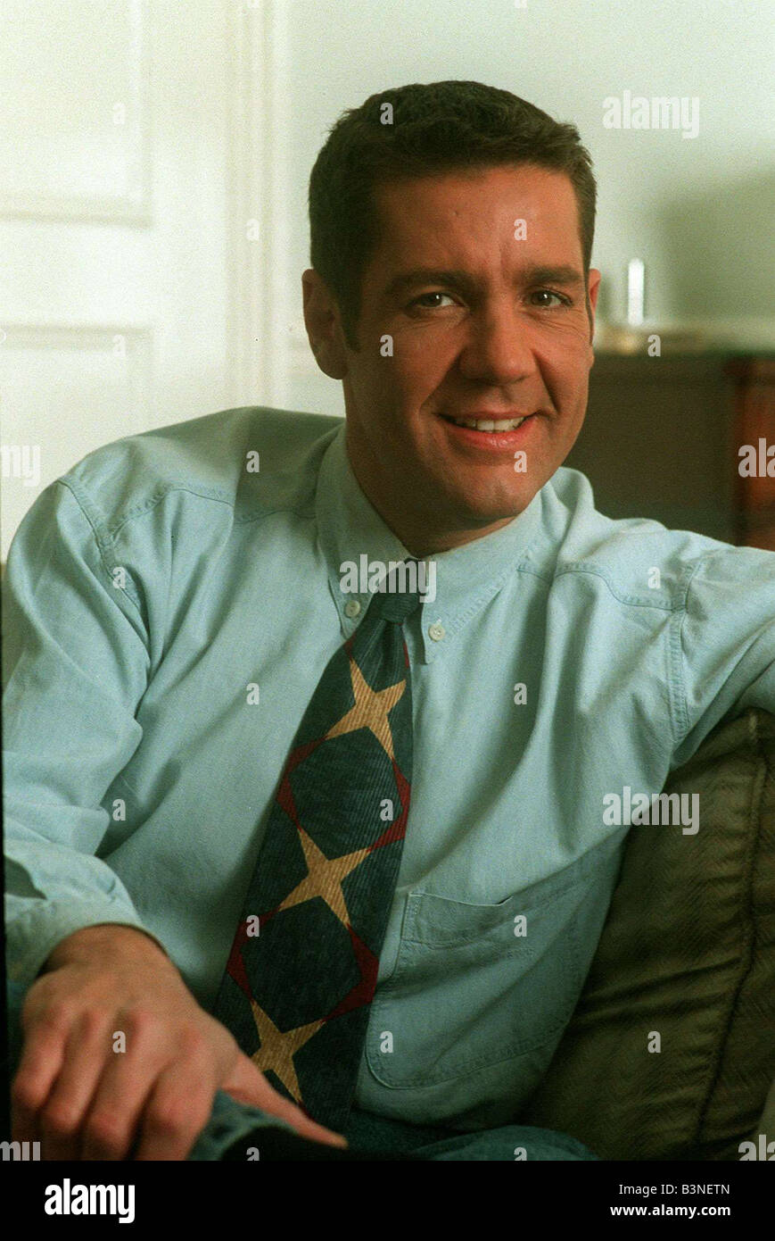 Dale Winton TV Presenter December 1997 Presenter of Supermarket Sweep mirrorpix Stock Photo Alamy