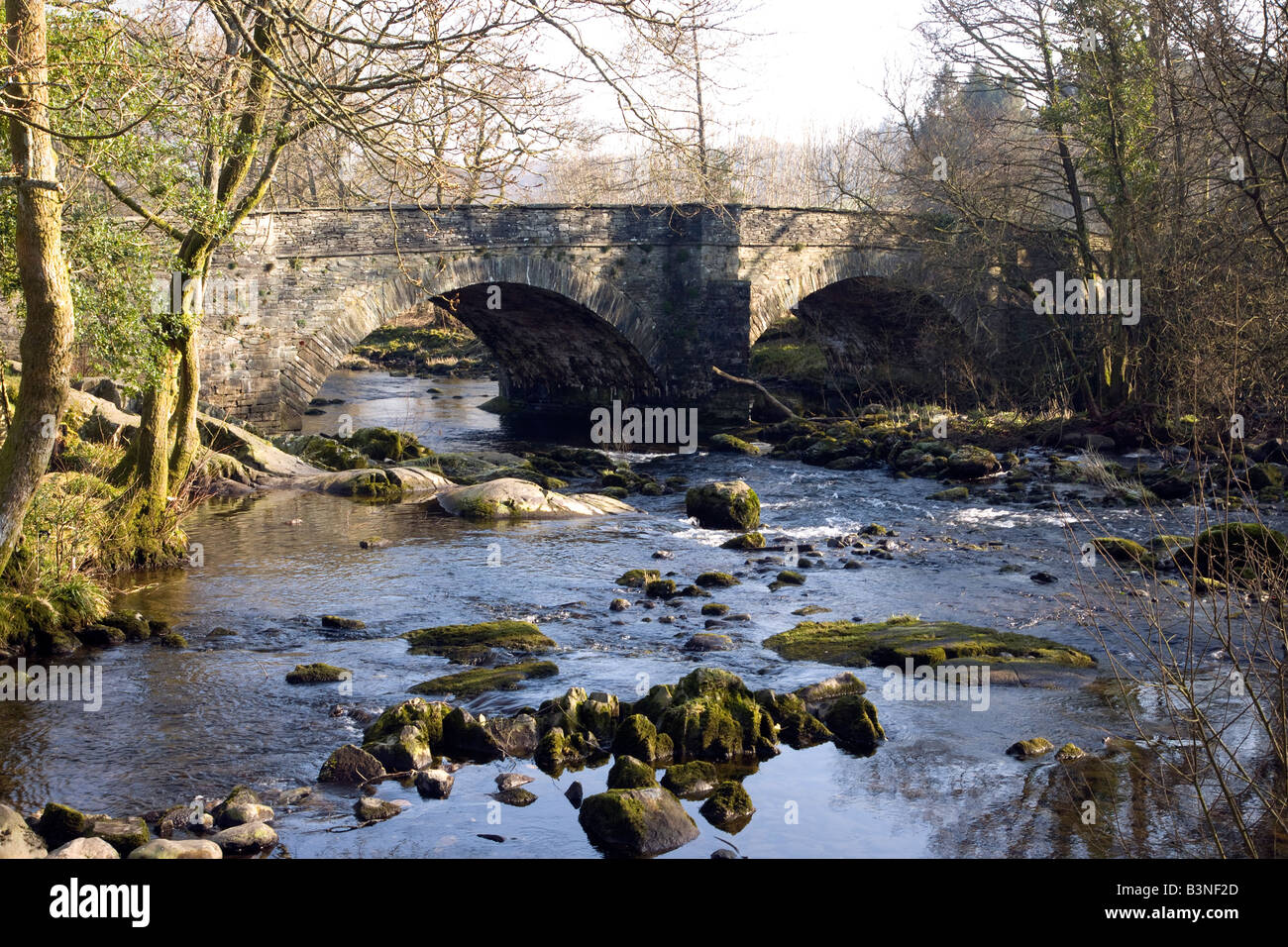 skelwith bridge cumbria Stock Photo