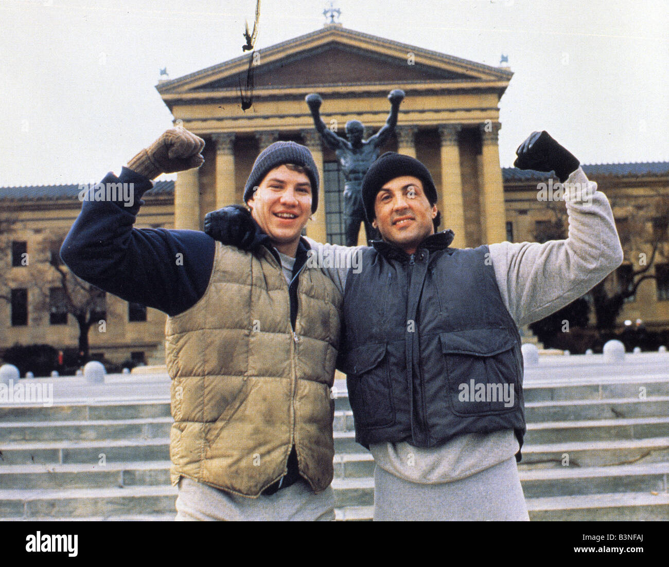 Tommy morrison sylvester stallone rocky High Resolution Stock ...