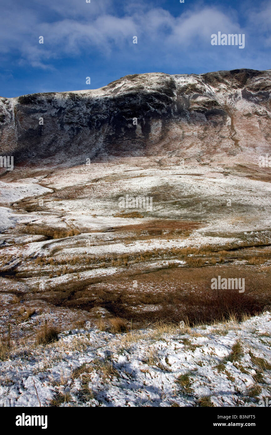 snow on lakeland hills Stock Photo - Alamy