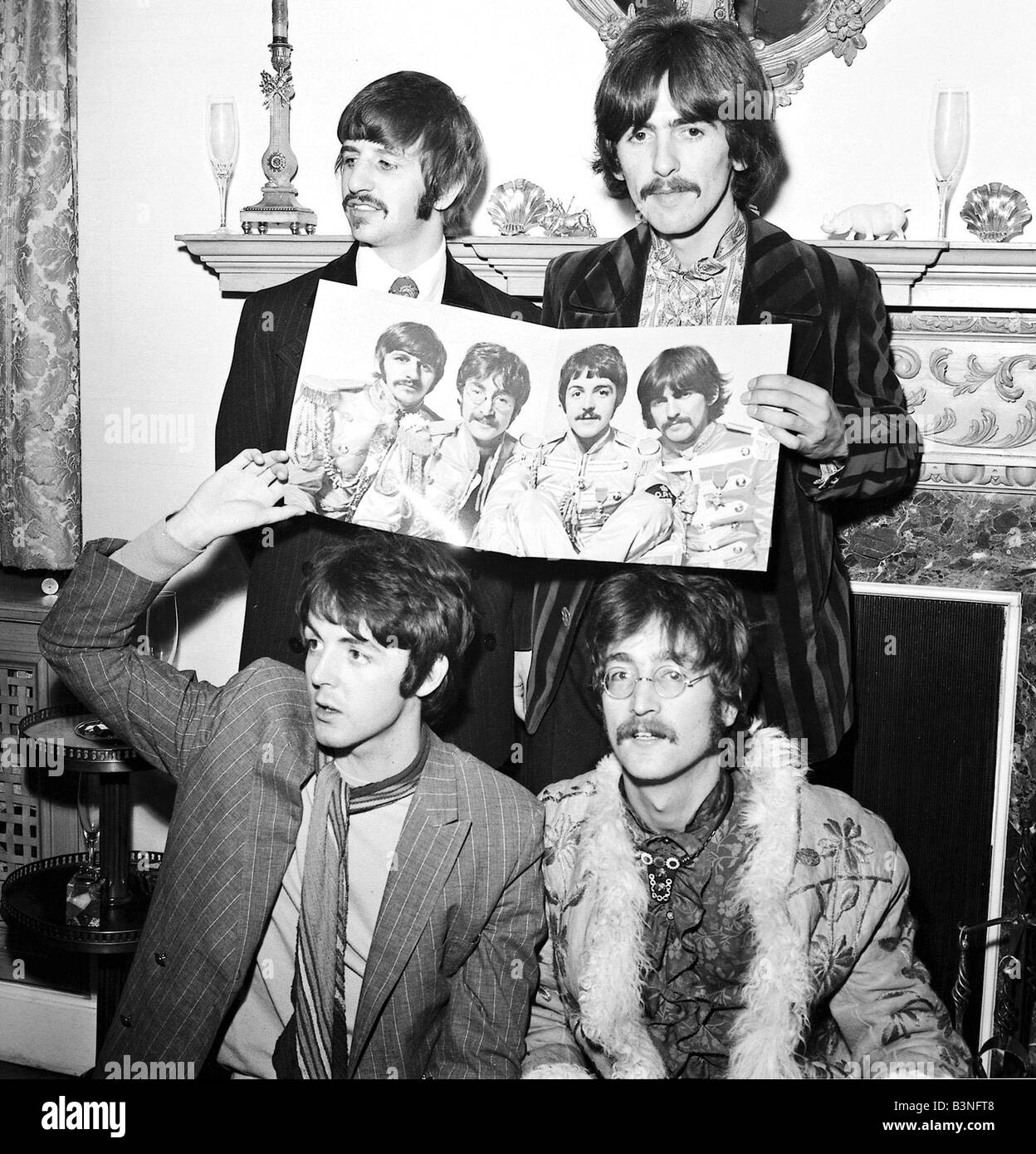 Beatles files 1967 The Beatles promote new album Sergeant Pepper John ...